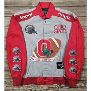 NWT Vintage Ohio State Football Jacket 2002 National Champions Buckeyes XL